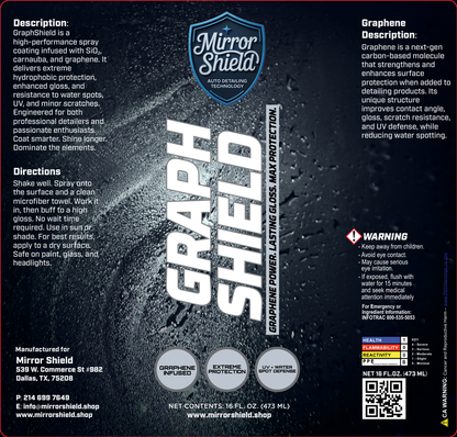 GraphShield - Premium Ceramic + Graphene Spray Coating (16oz)